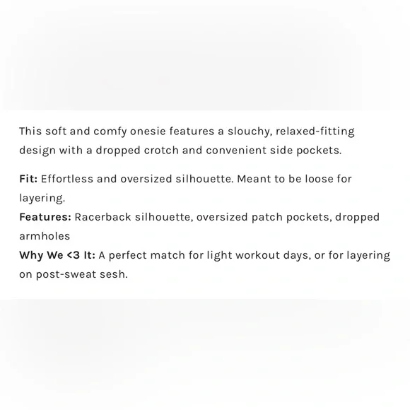 NWT Free People Movement Hot Shot Onesie - Picture 5 of 7